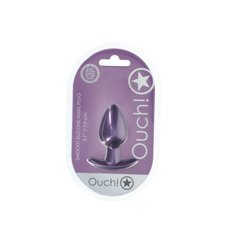 Ouch Anal Plug Medium Metallic 7.9 Centimeter Butt Plug > Anal Range > Butt Plugs