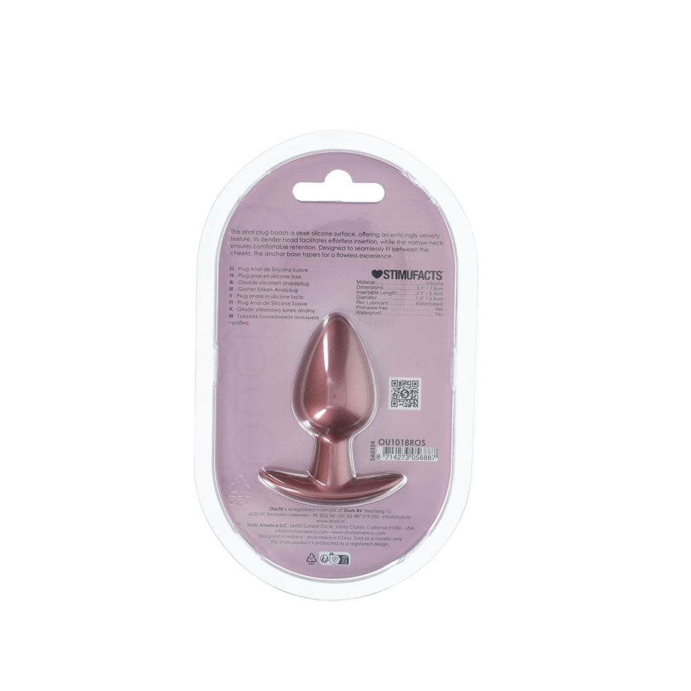 Ouch Medium – 7.9 cm Soft Silicone Medium Butt Plug > Anal Range > Butt Plugs