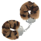OUCH! Heavy-Duty Fluffy Cuffs – Soft Fluffy Restraints 10+ Colour Options Leopard Print > Bondage Gear > Handcuffs