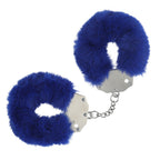 Ouch Heavy Duty Fluffy Handcuffs – Quick-Release Button Blue > Bondage Gear > Handcuffs