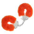 Ouch Heavy Duty Fluffy Cuffs Orange Plush Restraints Default Title > Bondage Gear > Handcuffs