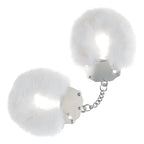 OUCH! Heavy-Duty Fluffy Cuffs – Soft Fluffy Restraints 10+ Colour Options White > Bondage Gear > Handcuffs
