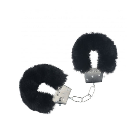 Ouch Classic Fluffy Cuffs Black Soft Restraints for Intimate Adventures Default Title Restraints