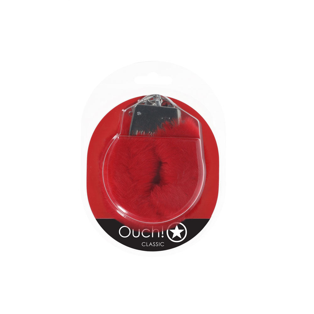 Ouch Classic Fluffy Cuffs – Fluffy Handcuffs Restraints > Bondage Gear > Handcuffs