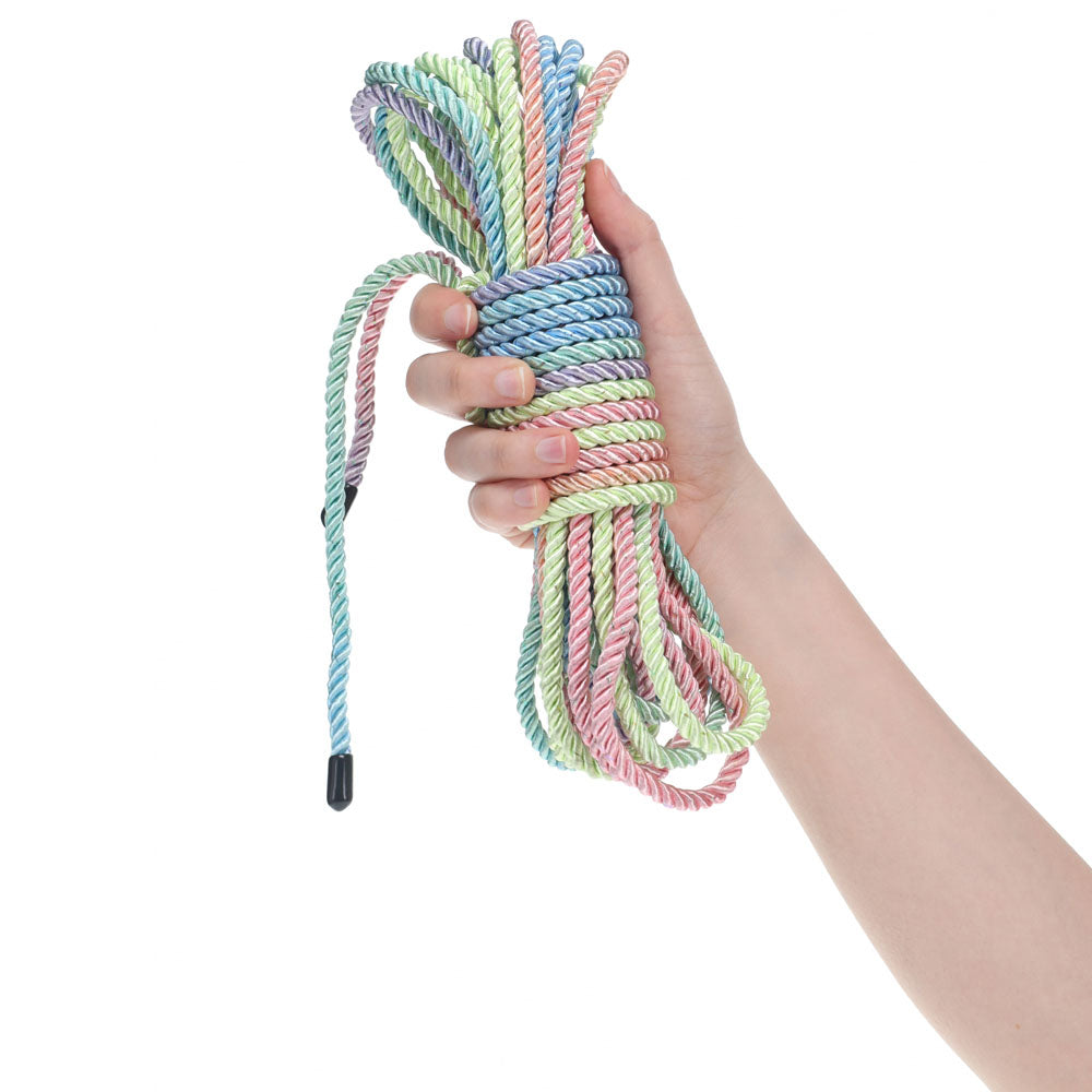 Ouch Bondage Rope (Multicolored) – 10 Meter Nylon Bondage Rope Rope