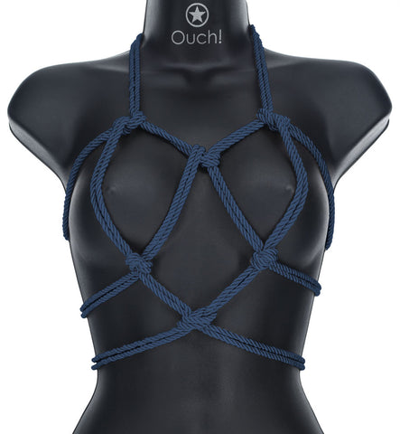 Ouch! Bondage Rope (Navy) – 10 Metre Nylon Bondage Rope Rope