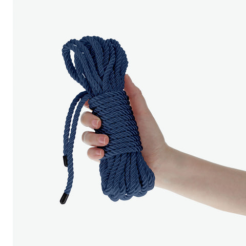 Ouch! Bondage Rope (Navy) – 10 Metre Nylon Bondage Rope Rope