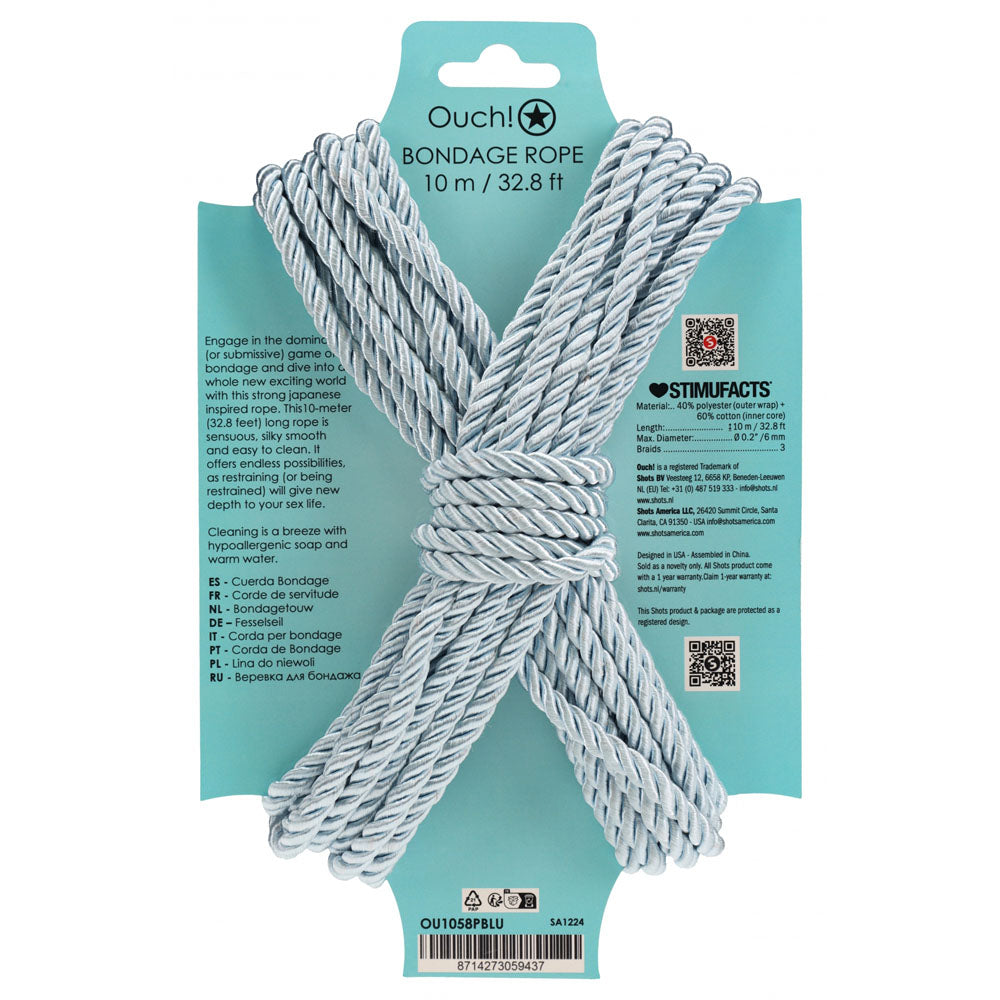 Ouch Bondage Rope 10 Metre Powder Nylon Restraint Rope > Bondage Gear > Rope