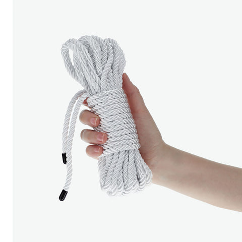 Ouch Bondage Rope 10 Meter Soft Silver Nylon Bondage Rope > Bondage Gear > Rope