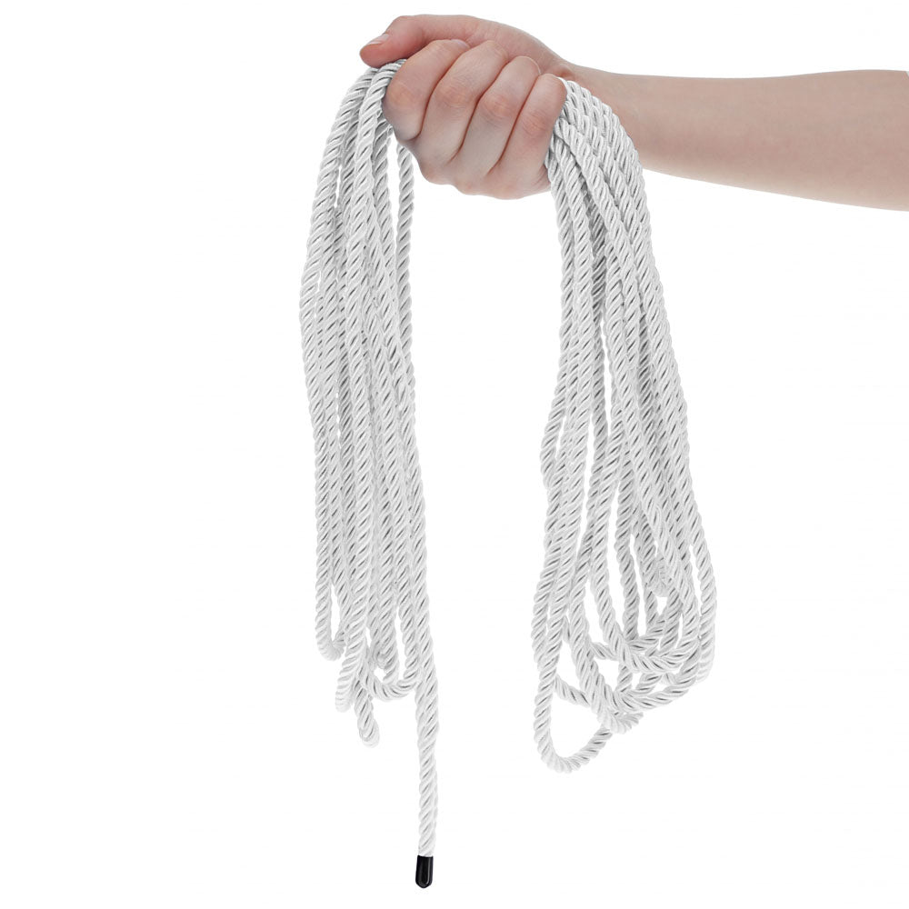 Ouch Bondage Rope 10 Meter Soft Silver Nylon Bondage Rope > Bondage Gear > Rope