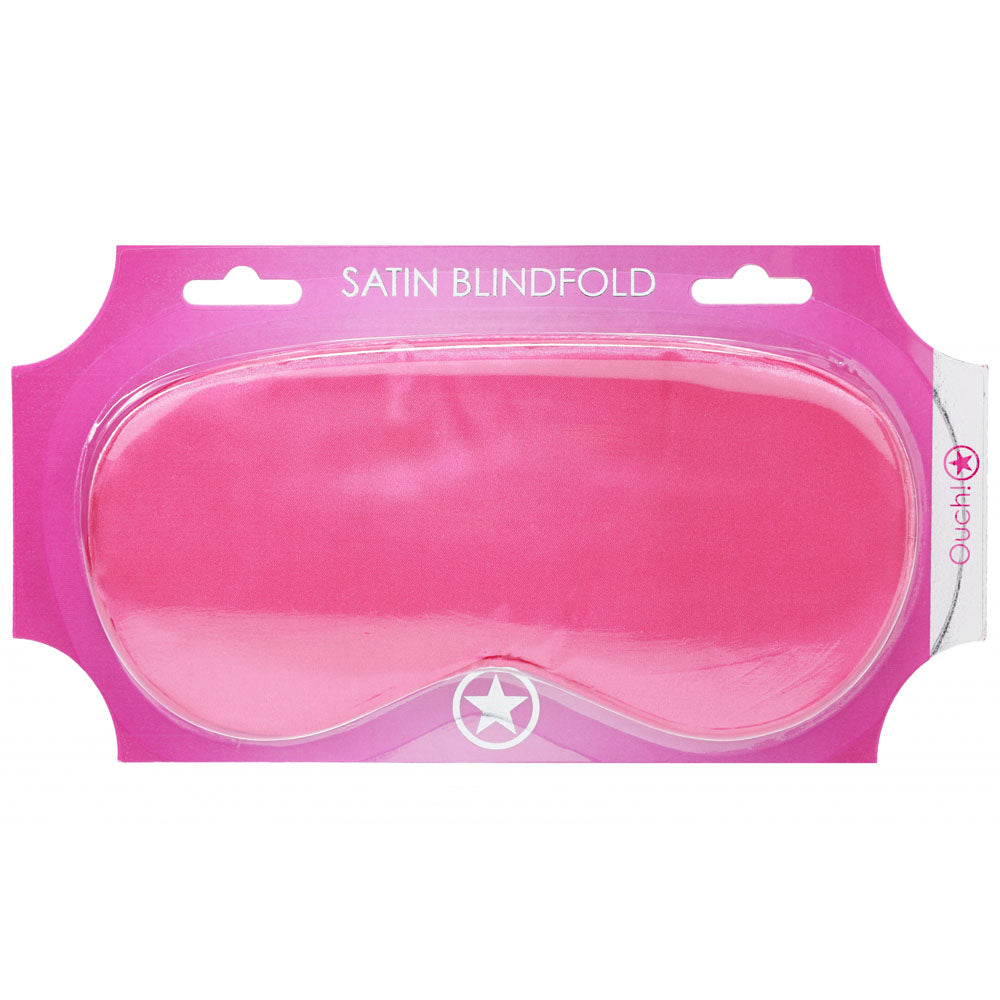 Ouch Satin Mask – Luxury Eye Mask Pink > Bondage Gear > Blindfolds