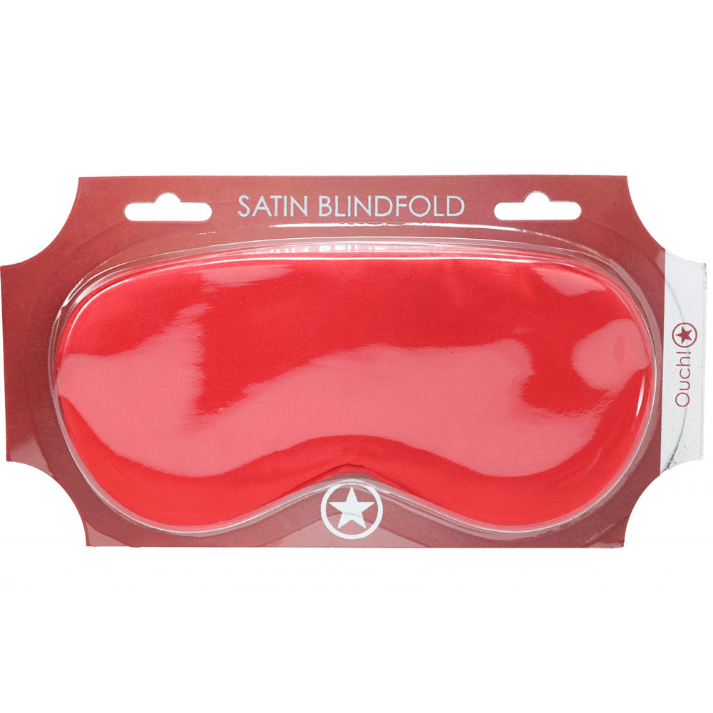 Ouch Satin Mask – Luxury Eye Mask Red > Bondage Gear > Blindfolds