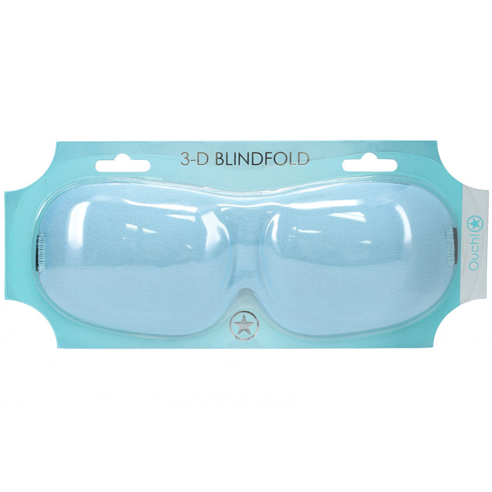 Ouch 3D Mask (Powder) – Luxury Contoured Eye Mask Blue > Bondage Gear > Blindfolds