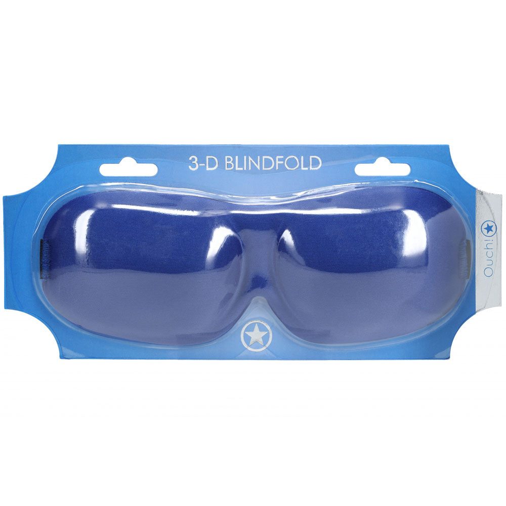 Ouch 3D Mask (Royal) – Luxury Contoured Eye Mask Blue > Bondage Gear > Blindfolds
