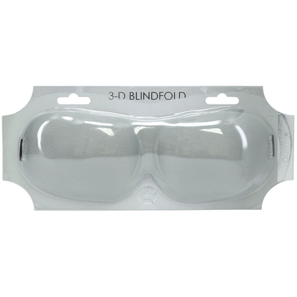 Ouch 3D Mask (Silver) – Luxury Silver Eye Mask Silver > Bondage Gear > Blindfolds