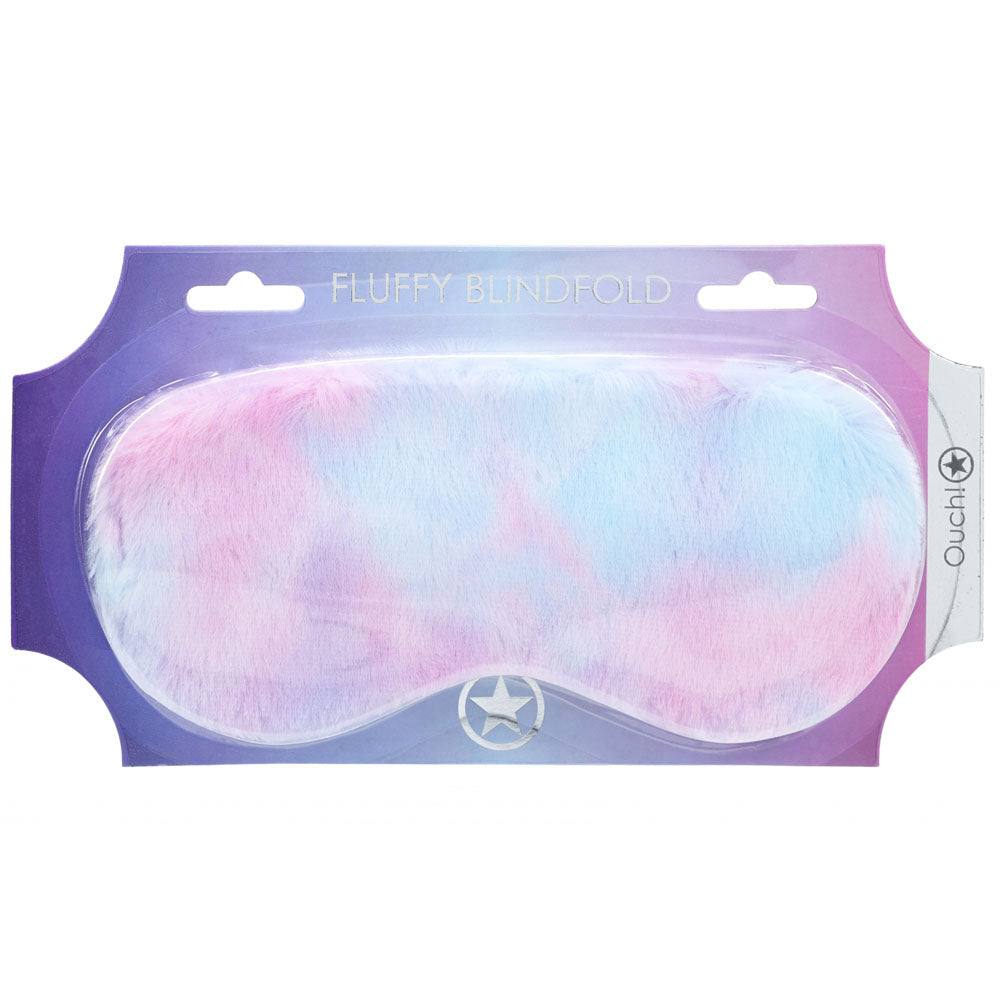 Ouch! Fluffy Mask (Multicolor) – Soft Fluffy Eye Mask Multi > Bondage Gear > Blindfolds