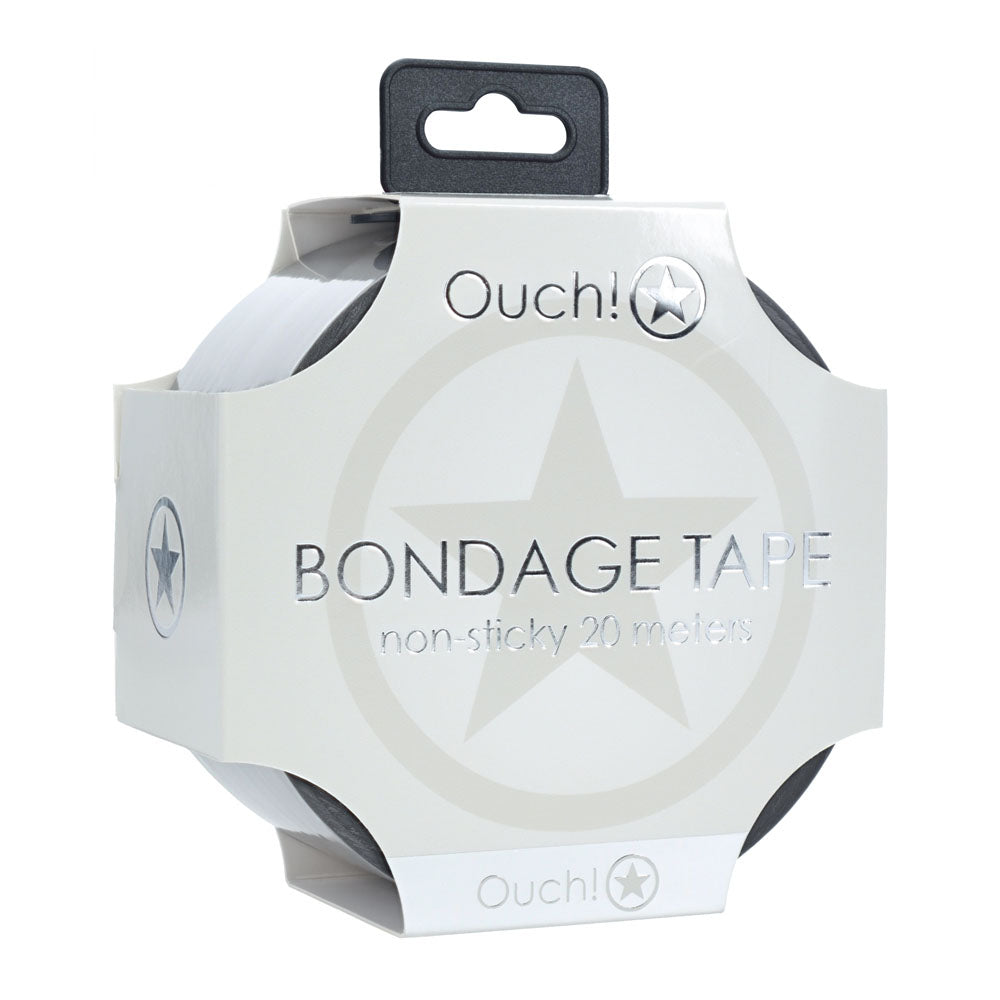 Ouch! Silver PVC Non-Stick Bondage Tape – 20 Metres Restraint Tape > Bondage Gear > Tape