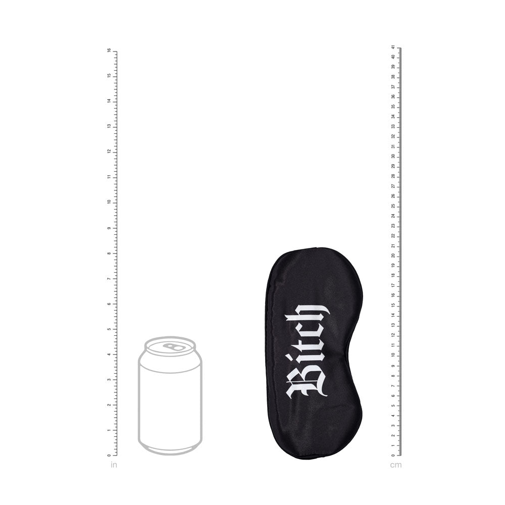 Ouch Satin Mask (Bitch) – Printed Eye Mask > Bondage Gear > Blindfolds