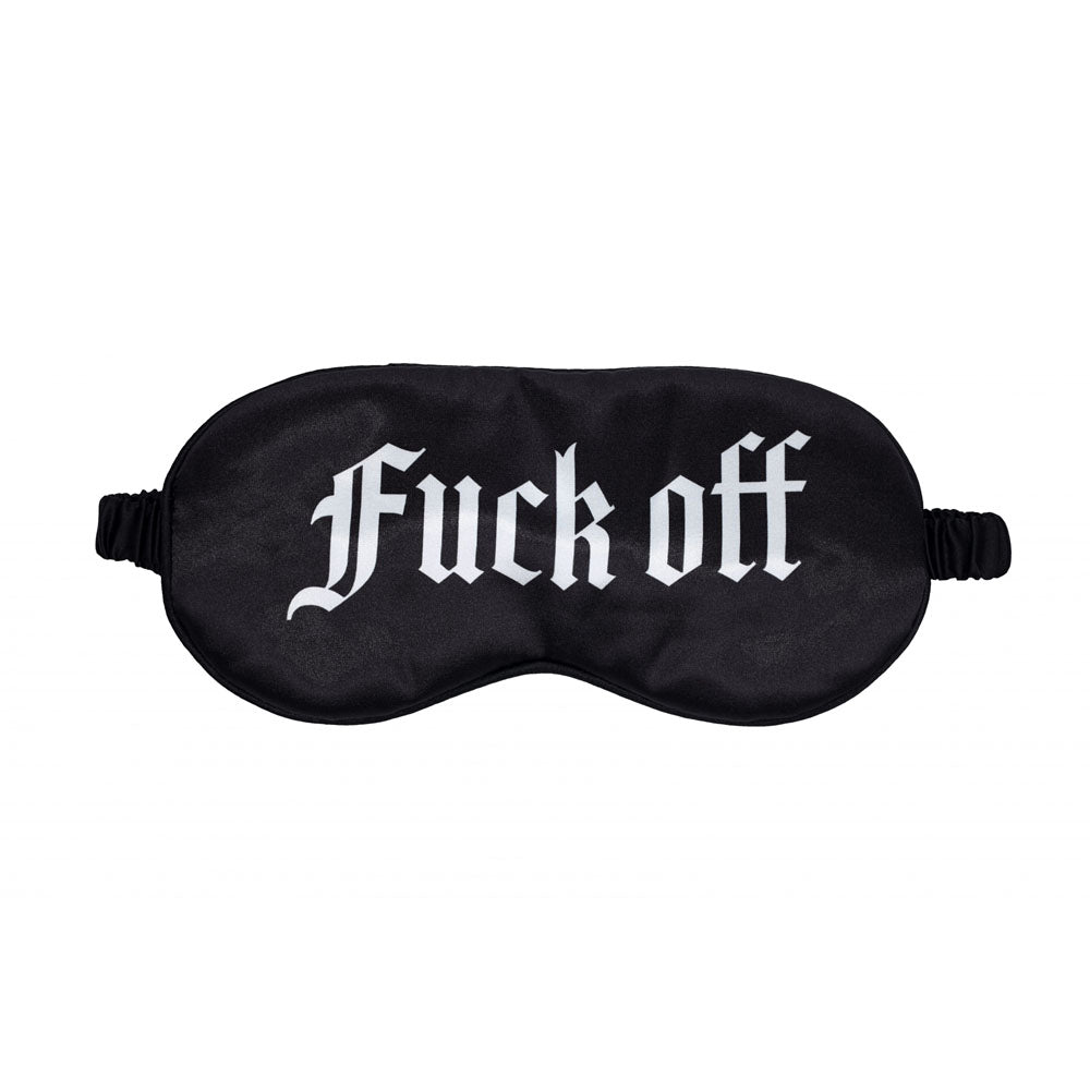 Ouch! Satin Mask – "Fuck off" Printed Luxurious Eye Mask > Bondage Gear > Blindfolds