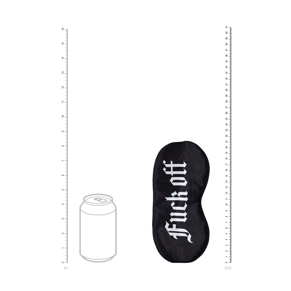 Ouch! Satin Mask – "Fuck off" Printed Luxurious Eye Mask > Bondage Gear > Blindfolds