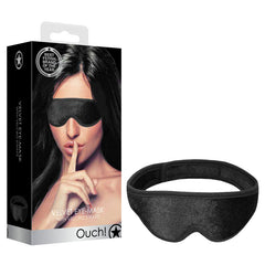 OUCH! Velvet & Velcro Adjustable Eye Mask -  Restraint