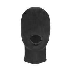 Ouch! Velvet & Velcro Mask with Mouth Opening -  Hood