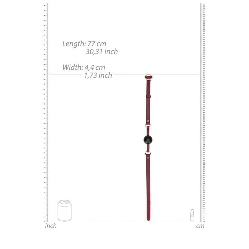 OUCH! Halo - Breathable Ball Gag -  Mouth Restraint