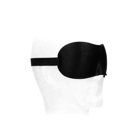 Ouch White Satin Curvy Eye Mask Eye Restraint Blindfold
