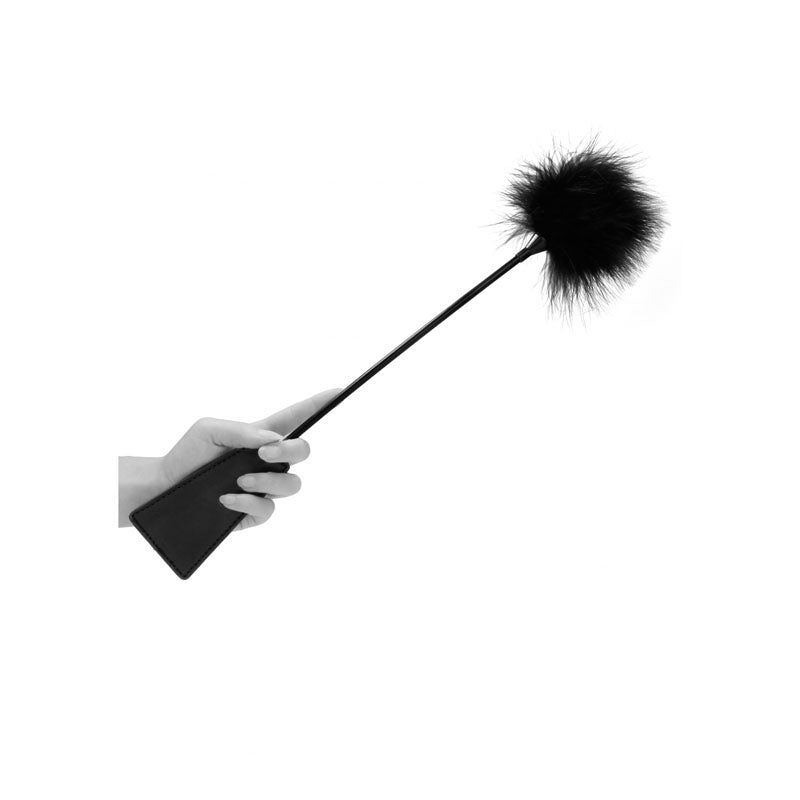 Ouch Feather Crop with Feather Tickler – Splashproof 44 cm Crop > Bondage Gear > Ticklers