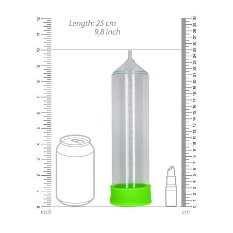 Ouch Glow In The Dark Classic Penis Pump Clear Adult Sex Toy PUMPS