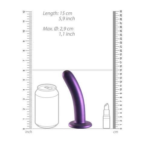 Ouch Smooth Silicone G Spot Dildo 6 Inch 14 5 Centimeter Dongs Neutral
