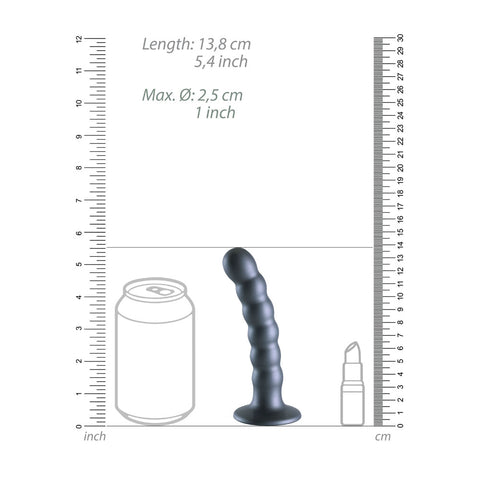 Ouch Beaded Silicone G Spot Dildo 5 Inch 13 Centimeters Dongs Neutral