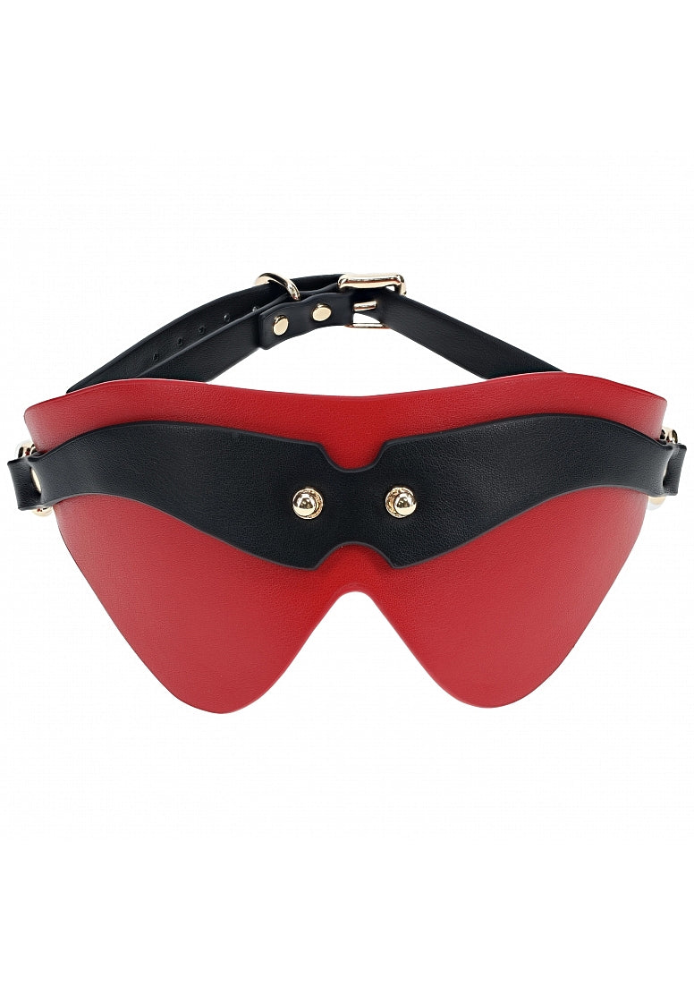 Ouch Milan Collection Blindfold for Sensory Play and Intimate Moments Black Blindfold