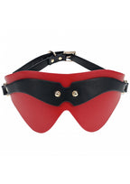 Ouch Milan Collection Bonded Leather Blindfold Sensory Play Accessory Black > Bondage Gear > Blindfolds