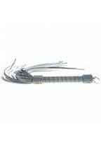 Ouch Paris Collection Flogger With Iridescent PU Leather Handle and Whip Strips Default Title > Bondage Gear > Whips & Floggers