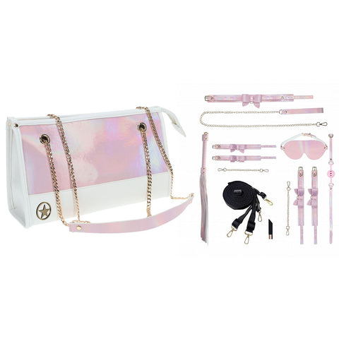OUCH! Paris Collection 8-Piece Bondage Set with Bag Pink > Bondage Gear > Collars