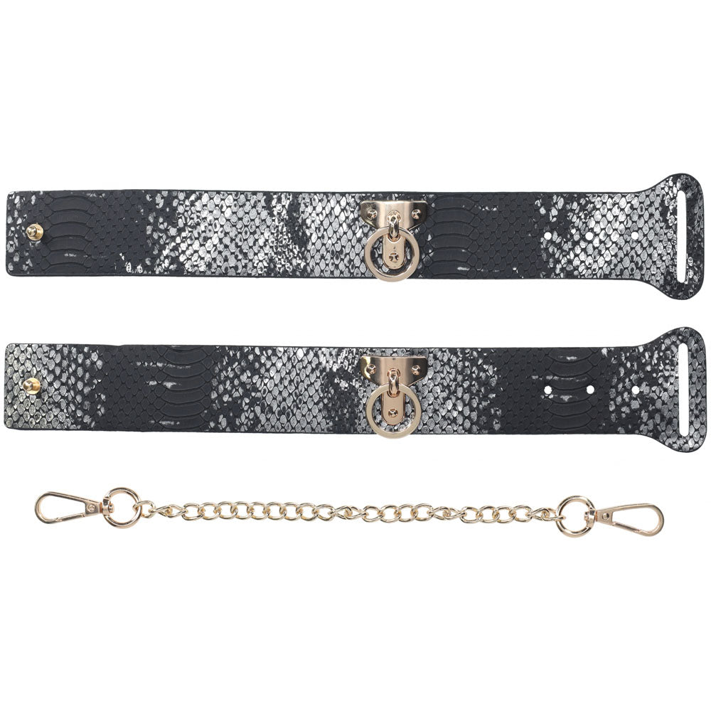 Ouch Florence Collection Handcuffs High Quality Bonded Leather > Bondage Gear > Handcuffs