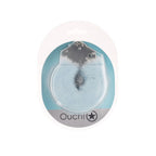 OUCH! Heavy-Duty Fluffy Cuffs 24.2cm Powder Blue Restraints > Bondage Gear > Handcuffs