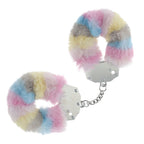 OUCH! Heavy-Duty Fluffy Cuffs Multicolour 2 Restraints > Bondage Gear > Handcuffs