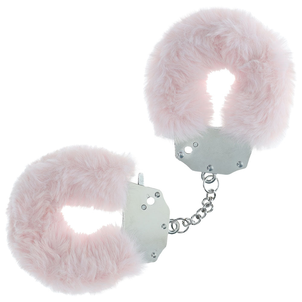 Ouch! Heavy-Duty Fluffy Cuffs (Powder) – Fluffy Restraints > Bondage Gear > Handcuffs