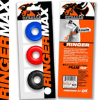 Ringer Max Three Piece Multi Colour Cockring Set > Cock Ring > Sets
