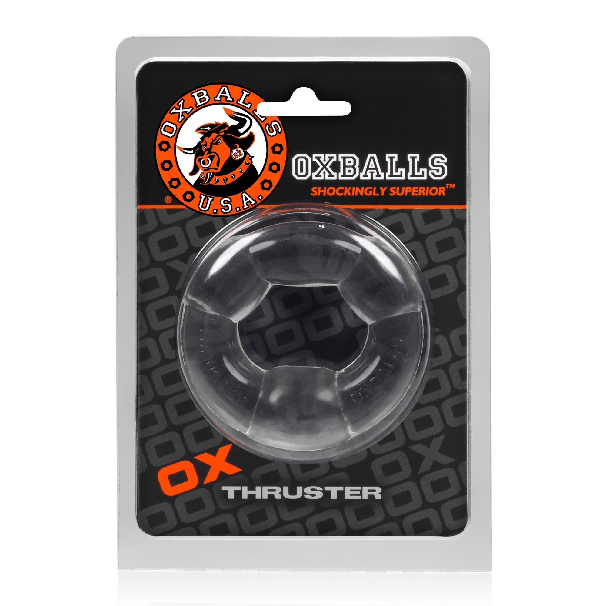 Oxballs Thruster Comfort Bulge Lifter (Velvet Black) – Silicone Cockring > Cock Ring > Single