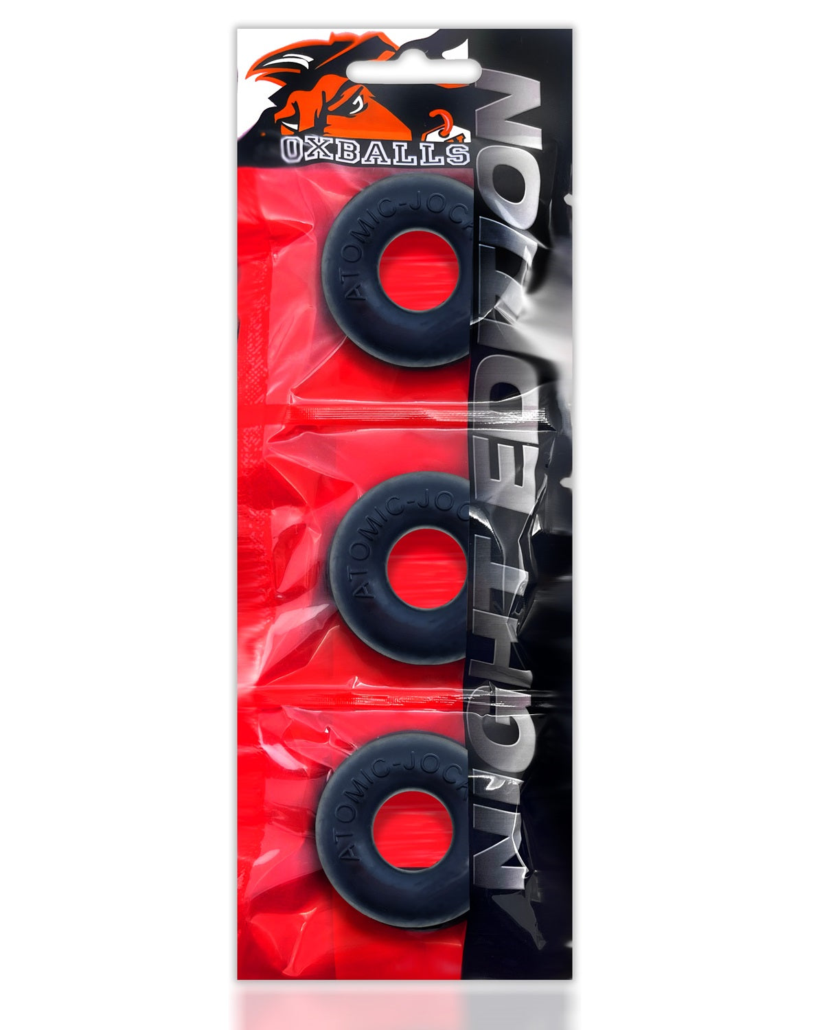 Oxballs Ringer 3-Pack (Night Black) – Silicone Cockring Set > Cock Ring > Sets Main image