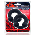 Ultraballs Cockring Night Edition Two Pack with Velvety Silicone Finish > Cock Ring > Sets