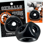OXBALLS TRI-SPORT XL Thicker 3-Ring Cocksling Black – Enhanced Comfort and Superior Support > Cock Ring > Sling