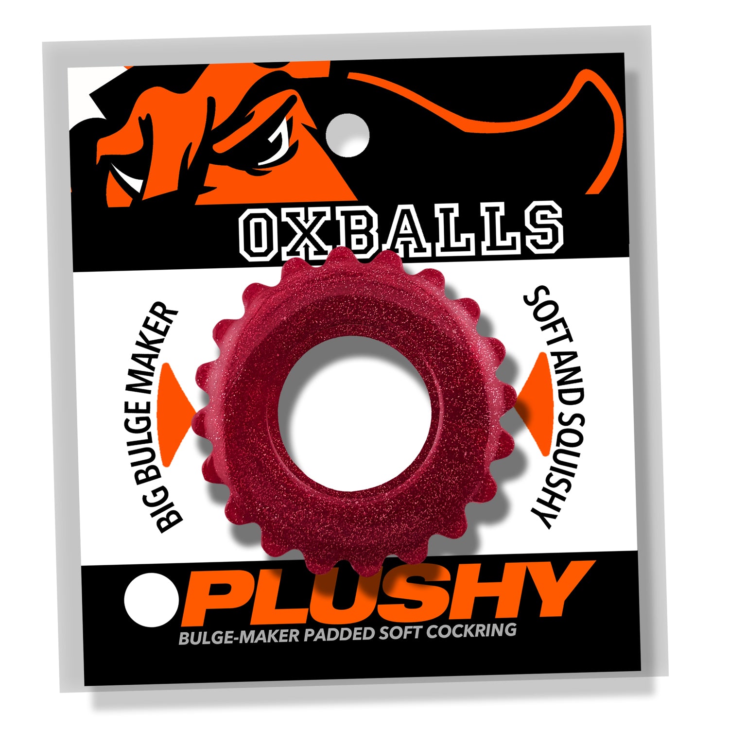 Oxballs Plushy (Cherry Lips) – Cushy Flexible Cock Ring Default Title > Cock Ring > Single