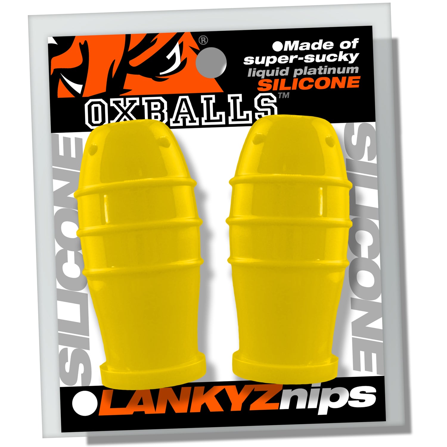Oxballs Lankyz (Yellow) – Silicone Nipsuckers Default Title > Sex Toys > Nipple Suckers Main image
