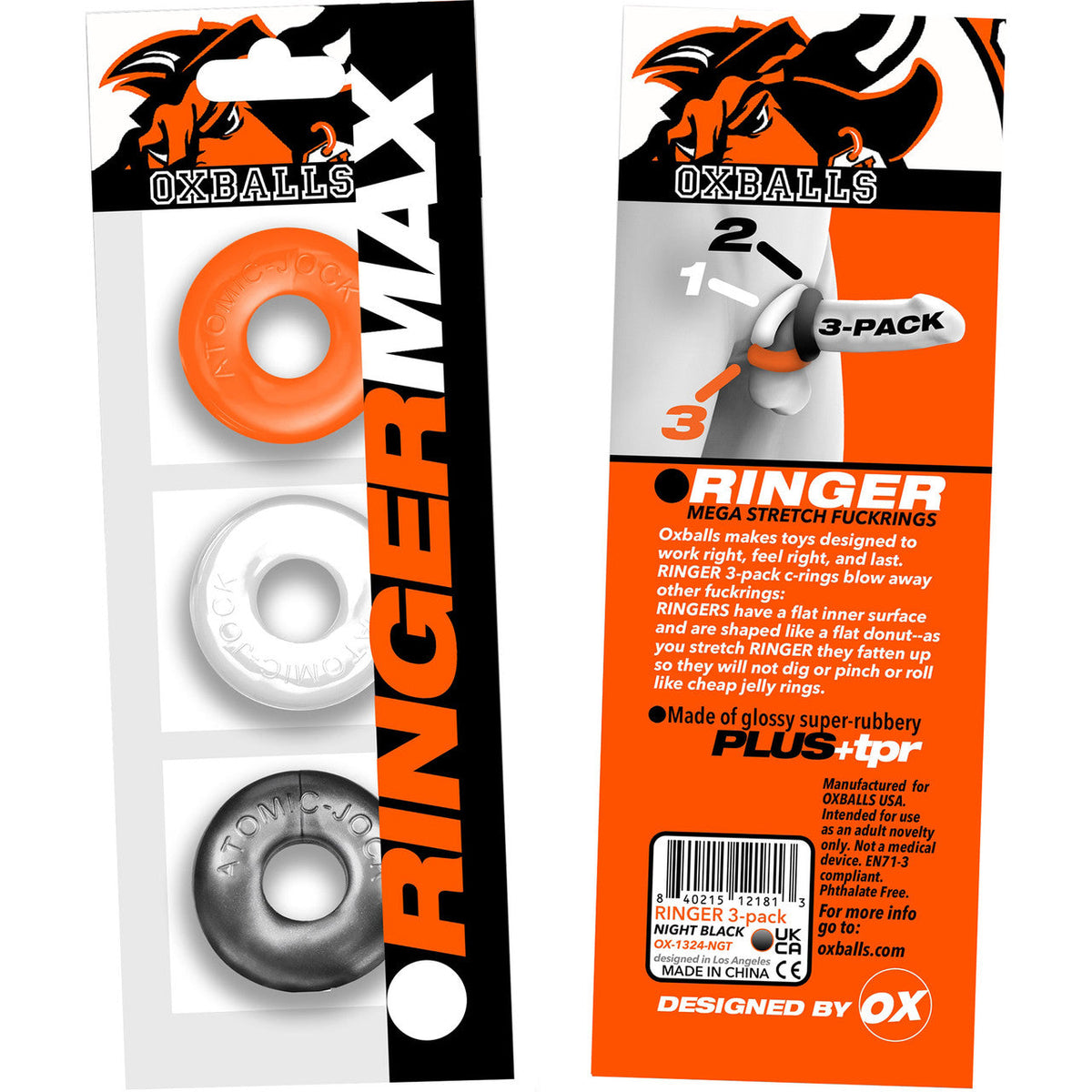 OXBalls Ringer Max 3-Pack – Cock Ring Set > Cock Ring > Sets