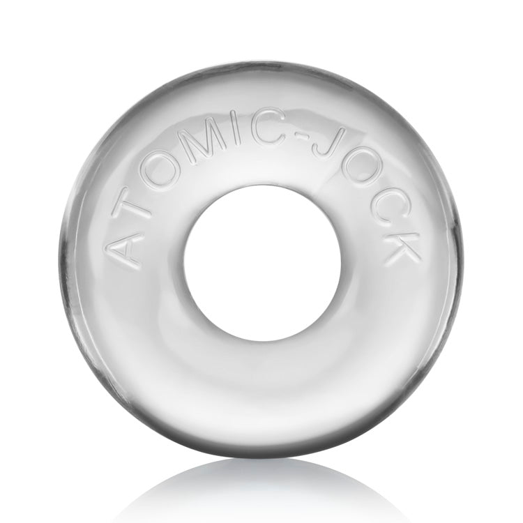 OXBALLS RINGER 3-pack of DO-NUT-1 cockrings CLEAR COCK RING Set