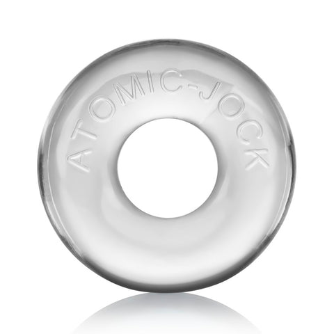 OXBALLS RINGER 3-pack of DO-NUT-1 cockrings CLEAR COCK RING Set